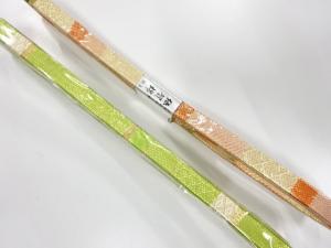 未使用品　正絹　佐賀錦帯締め　2本セット